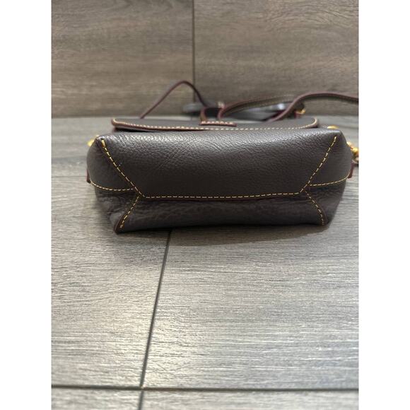 Dooney & Bourke Florentine Saddle Crossbody slate bag A587525 - Picture 6 of 6